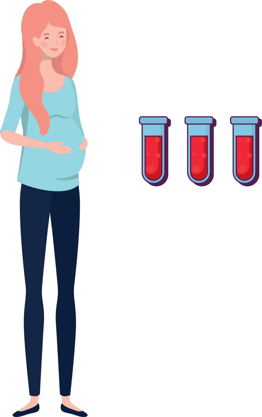 Due Date Calculator by Ultrasound calculator illustration
